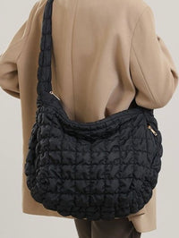 Large Quilted Carryall Puffer Bag