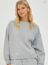 Oversized Hem Sweatshirt