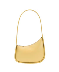 Melie Bianco Willow Vegan Leather Shoulder Bag - YELLOW