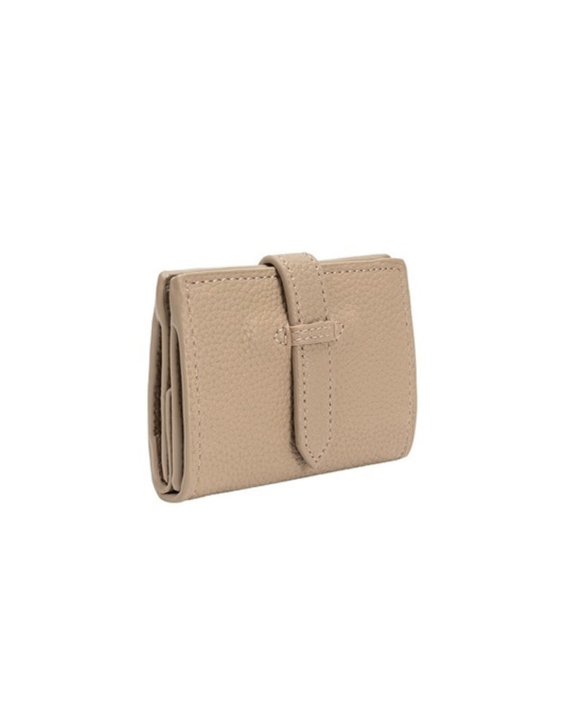 Melie Bianco Vegan Leather Wallet - TAN