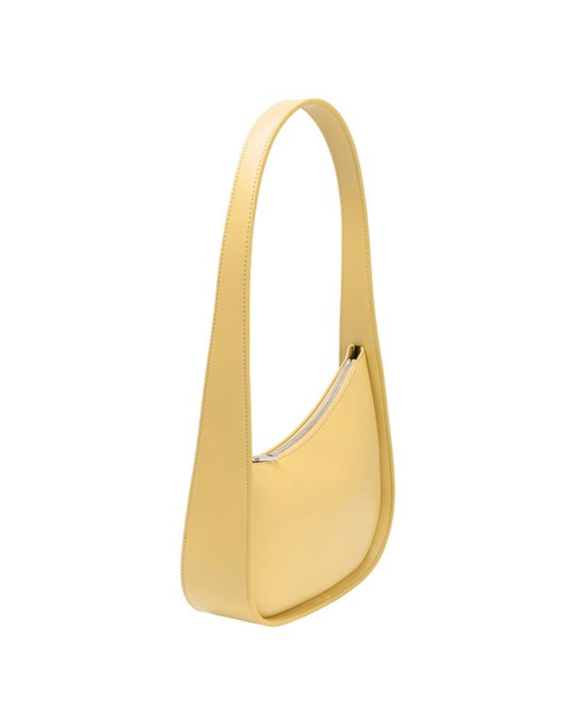Melie Bianco Willow Vegan Leather Shoulder Bag - YELLOW
