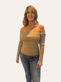 Monica Halter Ribbed Sweater