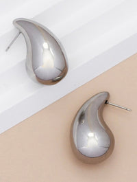 Silver Raindrop Earrings