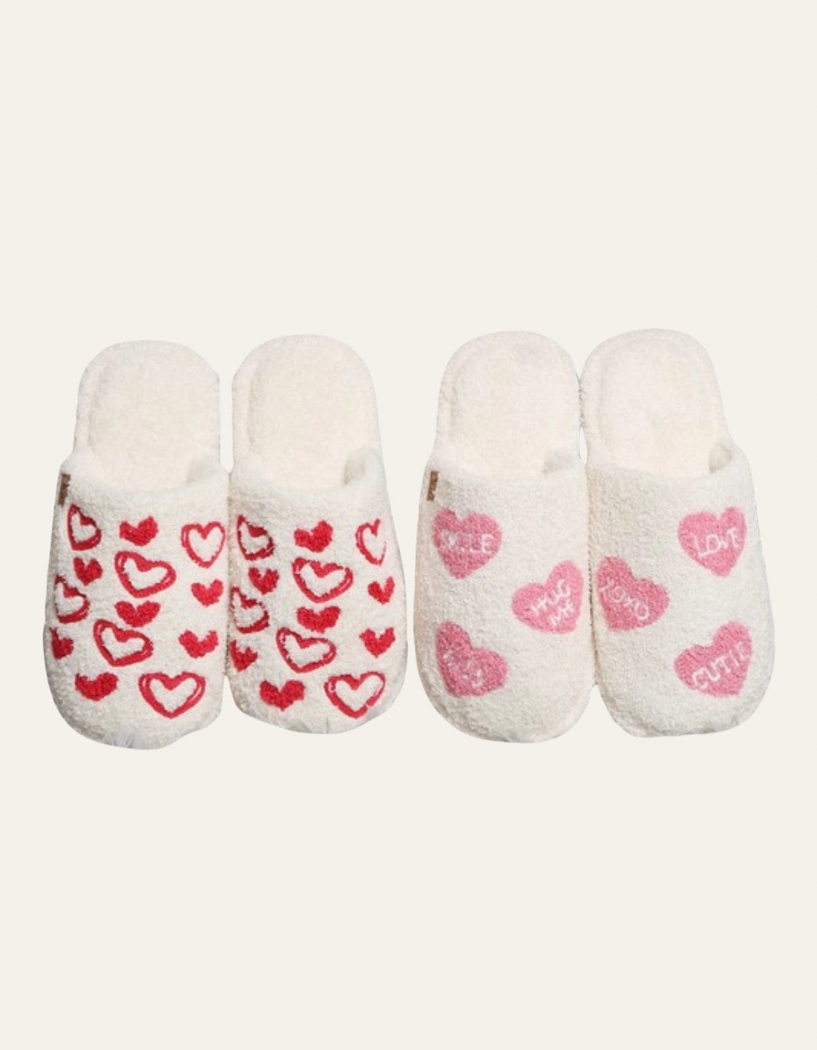 Super Lux Love Heart Slippers