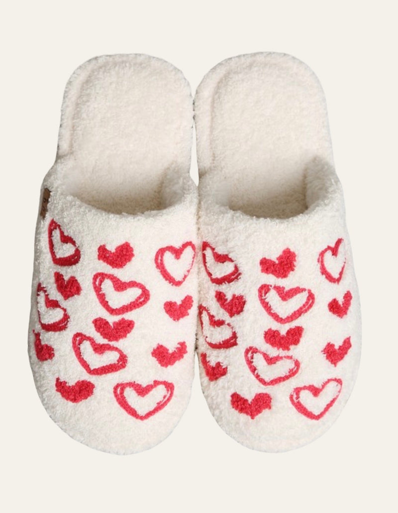 Super Lux Love Heart Slippers