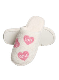 Super Lux Love Heart Slippers