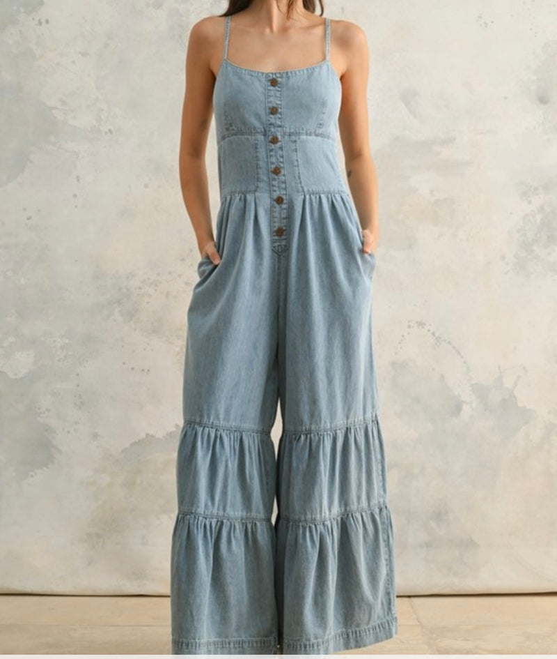 Cameron Chambray Jumpsuit