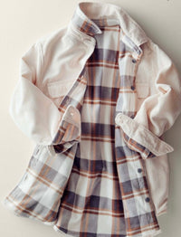 Corduroy Shacket with Rollable Sleeves