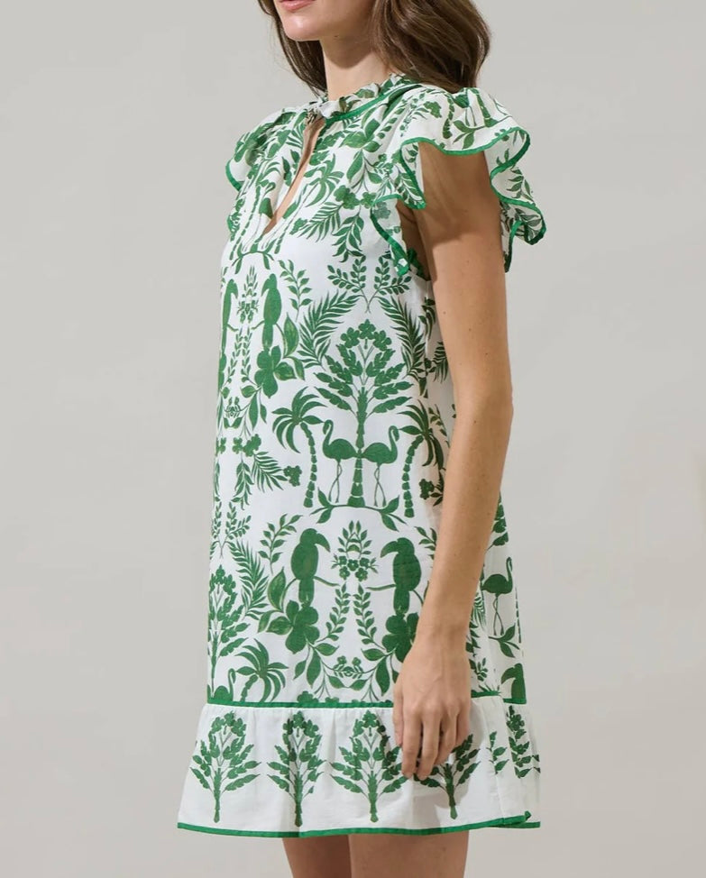 Davina Floral Mini Dress