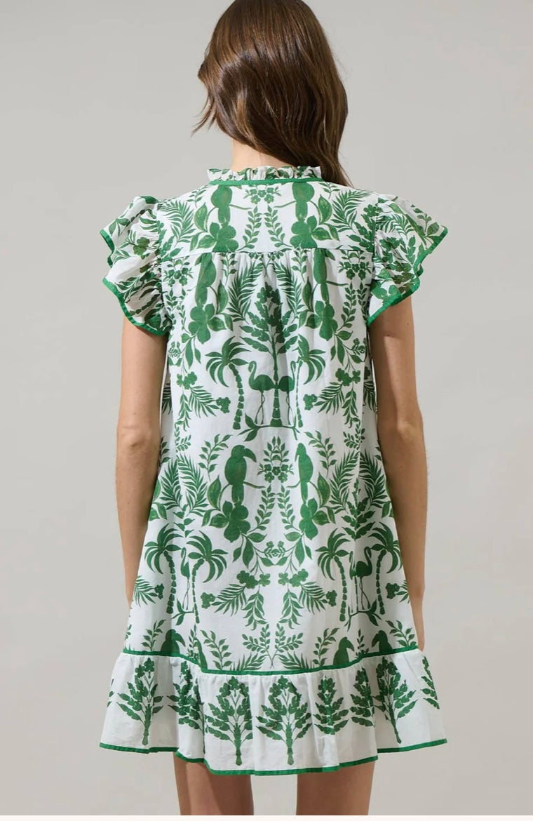 Davina Floral Mini Dress