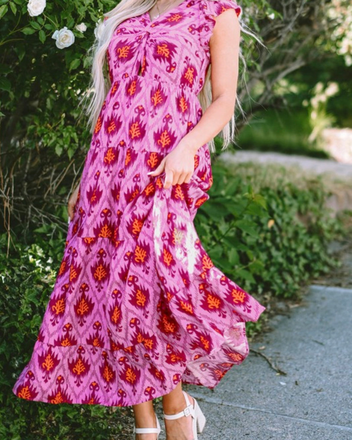 Hendricks Twist Front Maxi Dress