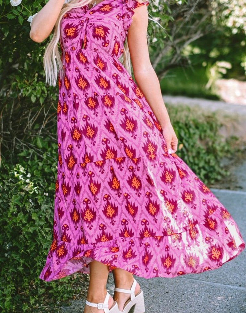 Hendricks Twist Front Maxi Dress