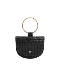 Melie Bianco Felix Woven Crossbody Bag