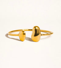 18k Non-tarnish Round Thin Bracelet - GOLD