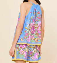 Anneliese Border Print Top