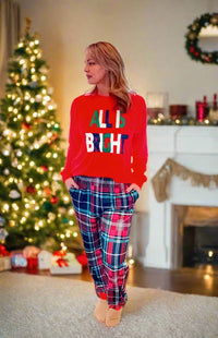 All is Bright Christmas Pajama Set